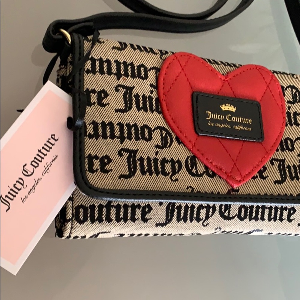 Juicy Couture Heart Breaker Mini Crossbody Love - Picture 3 of 7